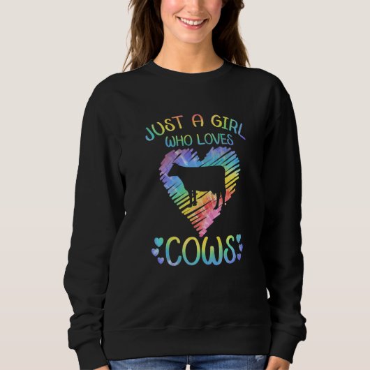 Sweatshirt Cow Apparel Farmer Cows Lover for Women & Kids Pre (Devant)