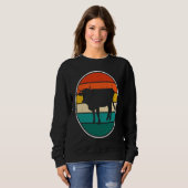 Sweatshirt Cow Sunset Vintage (Devant entier)