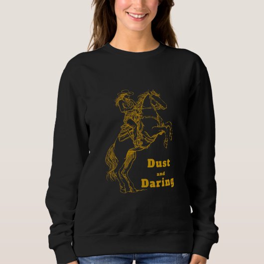Sweatshirt cowgirl (Devant)