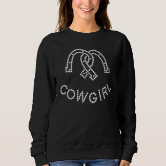 Sweatshirt Cowgirl - Cool de la vache occidentale fille en fe