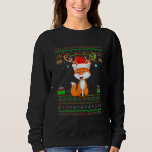 Sweatshirt Coyote Animal Santa Chapeau Correspondant Coyote l
