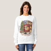 Sweatshirt Cozy Cats Noël | Amoureux des Chats (Devant entier)