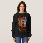 Sweatshirt Cozy Christmas Nutcracker Toy Workshop (Devant entier)