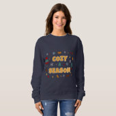 Sweatshirt Cozy Season Winter Icons – Style A (Devant entier)