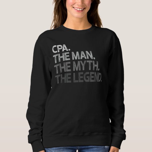 Sweatshirt CPA The Man Myth Legend Don (Devant)