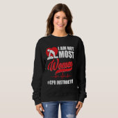 Sweatshirt CPR Funny Porte - clé Manikin CPR Masque CPR Instr (Devant entier)