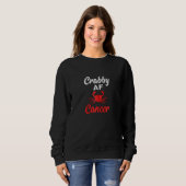 Sweatshirt Crabby Af Funny Zodiac Astrologie (Devant entier)