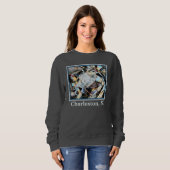 Sweatshirt Crabby Charleston T-shirt Caroline du Sud (Devant entier)