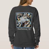 Sweatshirt Crabby Charleston T-shirt Caroline du Sud (Dos)