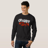 Sweatshirt Crabby Girl Crab Homard Crabes Crabe Écherolat (Devant entier)