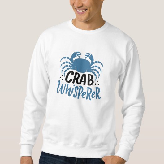 Sweatshirt Crabe - Crabe Whisperer (Devant)