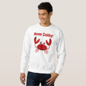 Sweatshirt Crabe drôle (Devant entier)