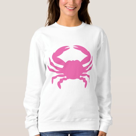 Sweatshirt Crabe rose (Devant)