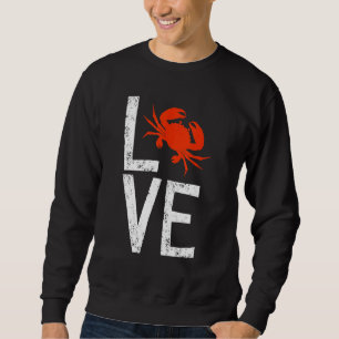 Sweatshirt Crabes Amoureux Crabe Crabe Homard Crustacé