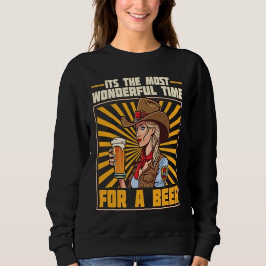 Sweatshirt Craft Beer Lady Brew Brewer House Microbrewing Hom (Devant)