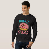 Sweatshirt Crâne de beignets de beignets de beignets (Devant entier)