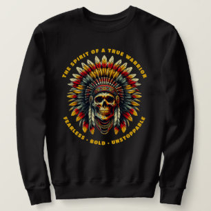 Sweatshirt Crâne de chef amérindien