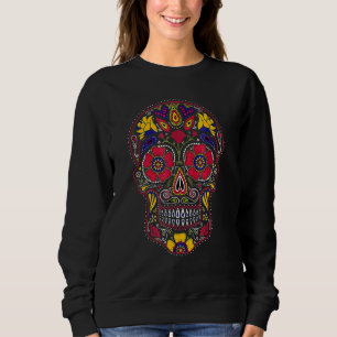 Sweatshirt Crâne de Sucre Costume de Halloween Paresseux Cool