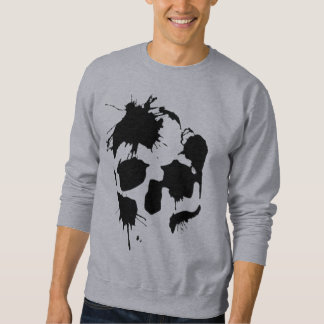 Sweatshirt Crâne d'éclaboussure d'encre