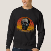 SWEATSHIRT CRÂNE EFFRAYANT D'HALLOWEEN (Devant)