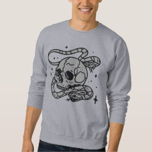 Sweatshirt Crâne et serpent