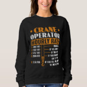 Sweatshirt Crane Operator Hourly Rate Construction Heavy Equi (Devant)