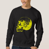 Sweatshirt Crâne pirate moker rocker mort varnitas os bizarre (Devant)