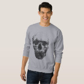 Sweatshirt Crâne pointillé (Devant entier)