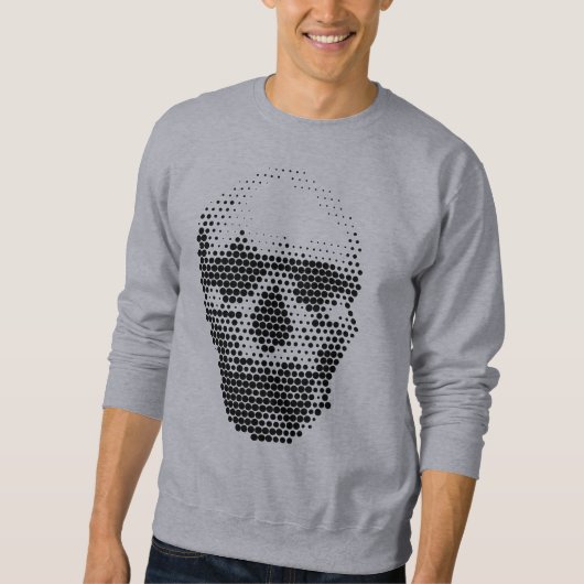 Sweatshirt Crâne pointillé (Devant)