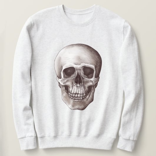 Sweatshirt Crâne vintage (Design devant)