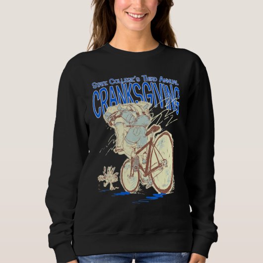Sweatshirt Cranksgiving State College Pa 3e activité annuelle (Devant)