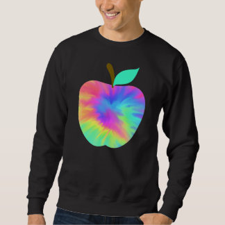 Sweatshirt Cravate-Dye Pomme Premier Jour De L'École Équipe 1