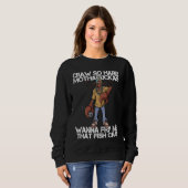 Sweatshirt Crawfish Boil  Cajun Louisiana Seafood Rapper Food (Devant entier)