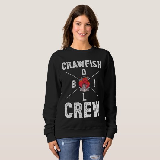 Sweatshirt Crawfish Boil Crew Crayfish  3 (Devant entier)
