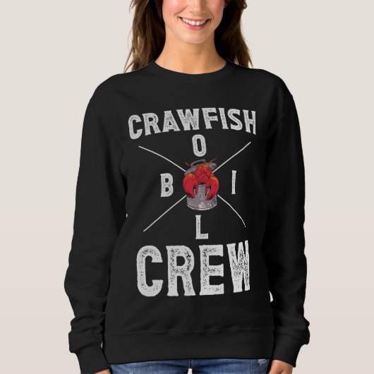 Sweatshirt Crawfish Boil Crew Crayfish 3 (Devant)