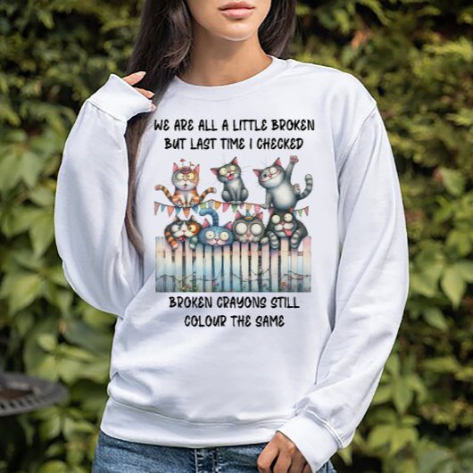 Sweatshirt Crayons cassés