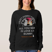 Sweatshirt Crazy Bunny Person (Devant)
