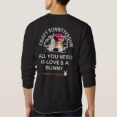 Sweatshirt Crazy Bunny Person (Dos)