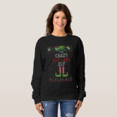 Sweatshirt Crazy Cat Lady Elf Matching Family Group Christmas (Devant entier)