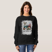 Sweatshirt Crazy Chicken Lady Farm  Chicken Bleached for Wome (Devant entier)