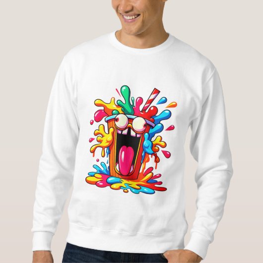 Sweatshirt Crazy Glass (Devant)
