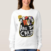 Sweatshirt Crazy Good Vibes, Vibrant (Devant)