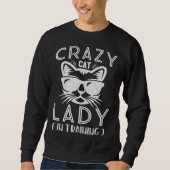 Sweatshirt Crazy Kitten Lady In Training Ideal For Kitty (Devant)