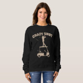 Sweatshirt Crazy Shot Golf Golf Car Trendsport (Devant entier)