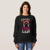 Sweatshirt Crazy Siamese Lady Siamese Chat (Devant entier)