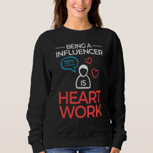 Sweatshirt Créateur de contenu Influencer Spécialiste des méd