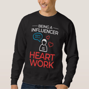 Sweatshirt Créateur de contenu Influencer Spécialiste des méd