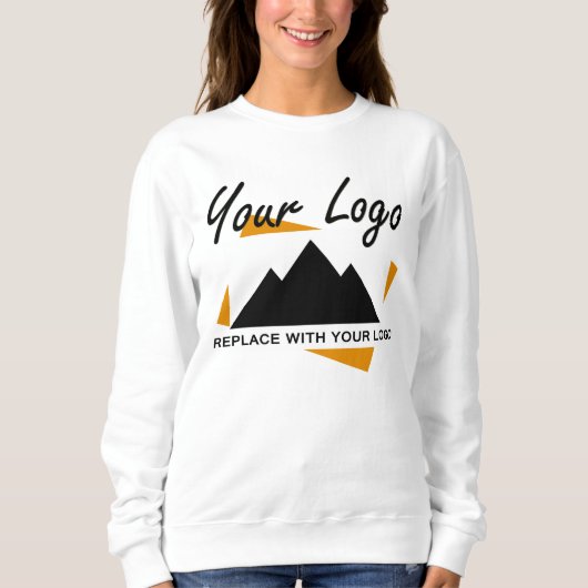 Sweatshirt Création d'entreprise personnalisée Ajouter un log (Devant)