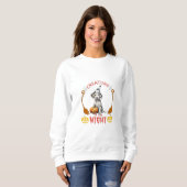 Sweatshirt Créature De La Nuit Dalmatienne (Devant entier)