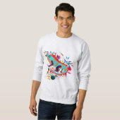 Sweatshirt Créatures capricieuses | Iguana (Devant entier)